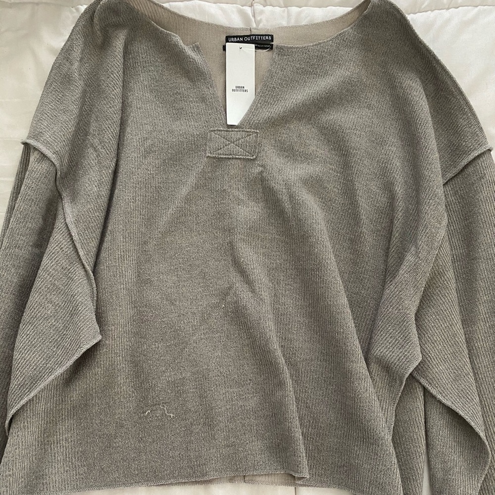Oversized Cropped Sweater